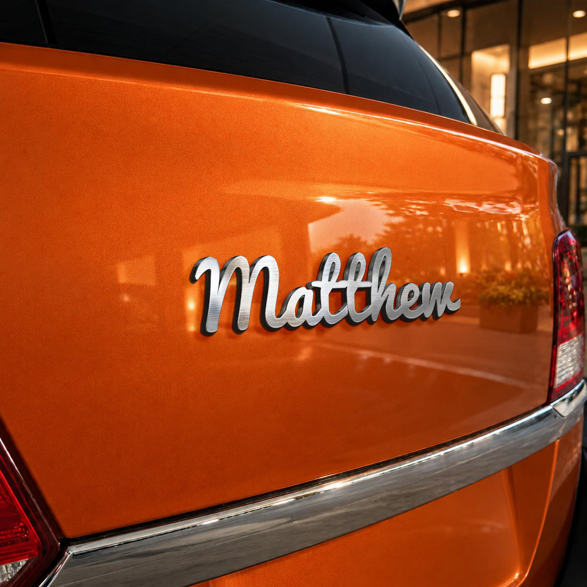 New Font custom metal car emblem - image 6