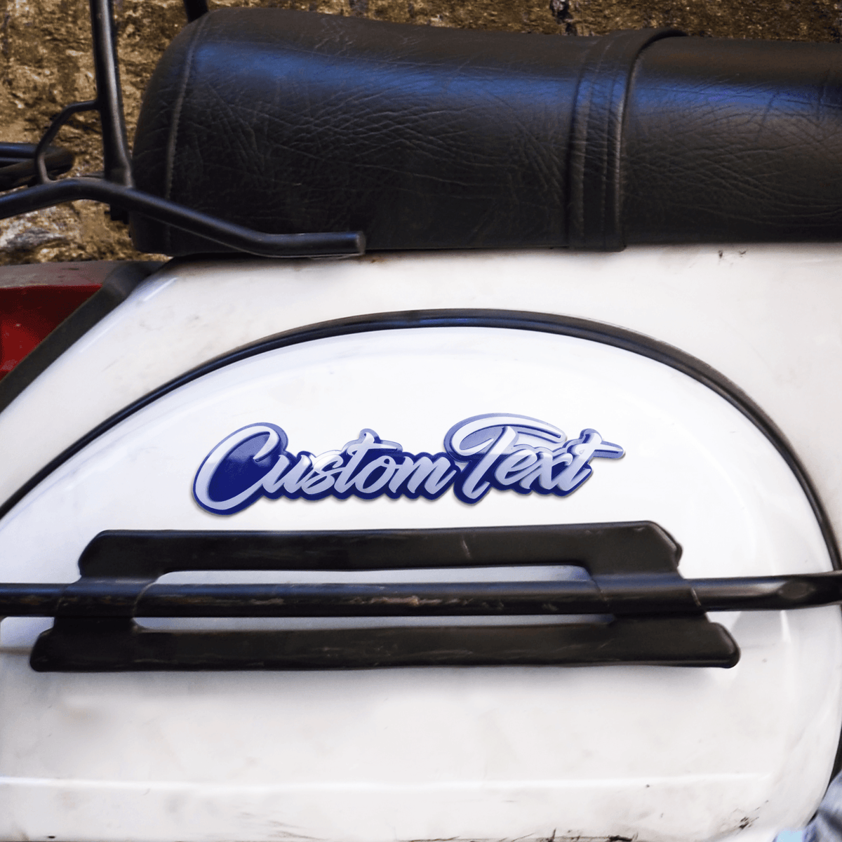 Custom Acrylic Emblem for Car and Motorbike Double Layer