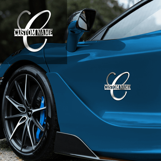 Custom Emblem Letter 3D Soft Stroke