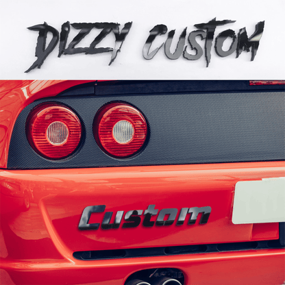 Custom Acrylic Emblem for Car and Motorbike Single Layer