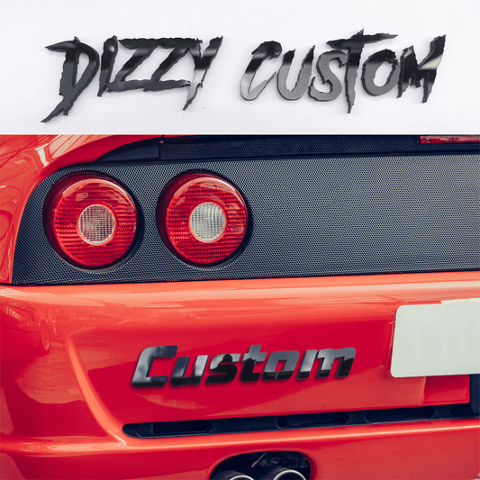 Custom Acrylic Emblem for Car and Motorbike Single Layer