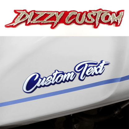 Custom Acrylic Emblem for Car and Motorbike Double Layer
