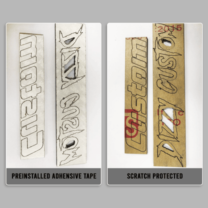 Custom Acrylic Emblem for Car and Motorbike Single Layer