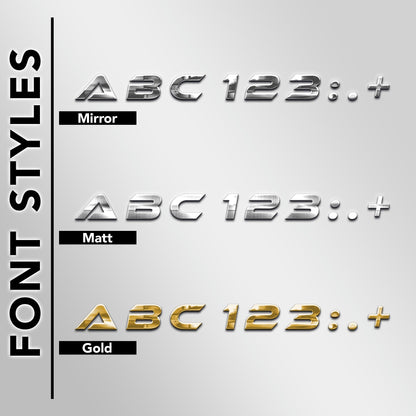 Cloud Style custom metal car emblem - image 2