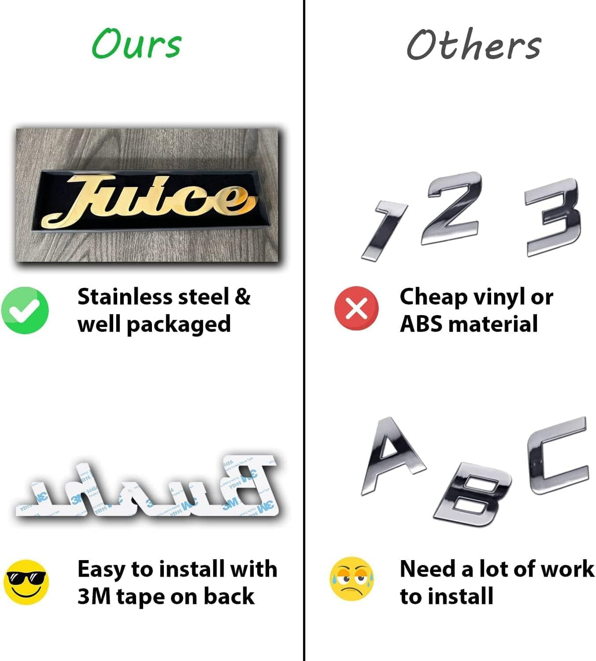 Custom Name custom metal car emblem - image 3