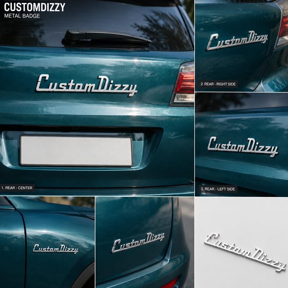 Custom Name custom metal car emblem - image 5