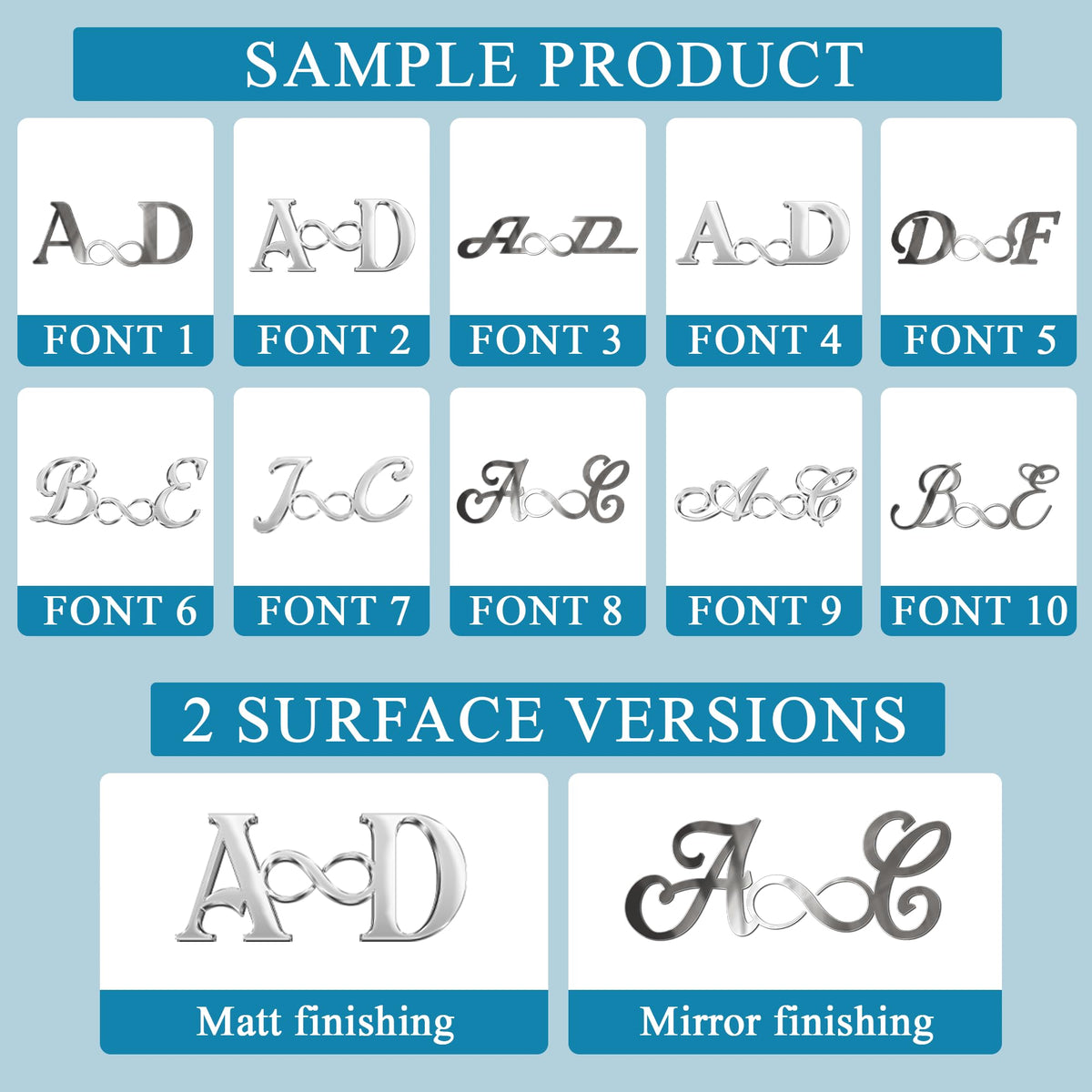 Couple Edition custom metal car emblem - image 3