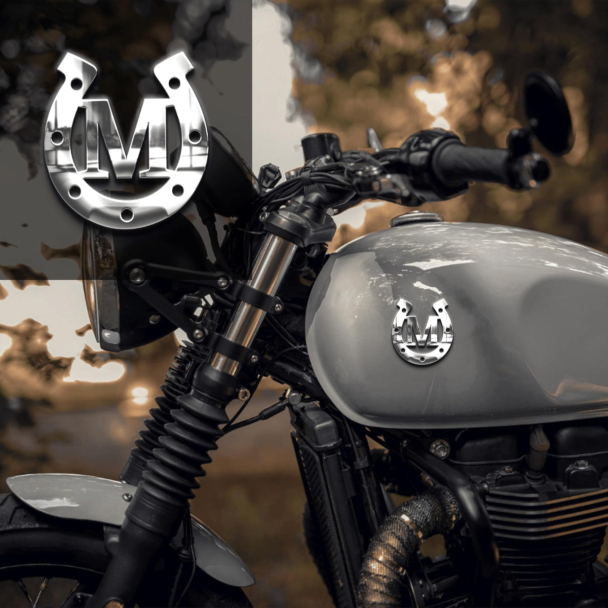 Initial Horse custom metal car emblem - image 2