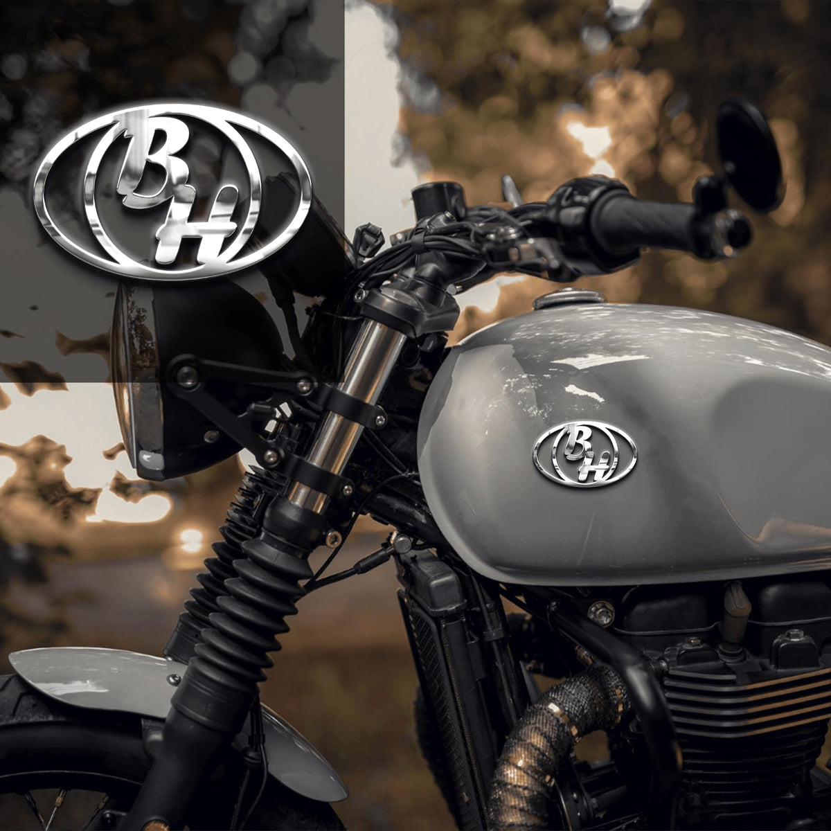 Initial Couple 02 custom metal car emblem - image 3