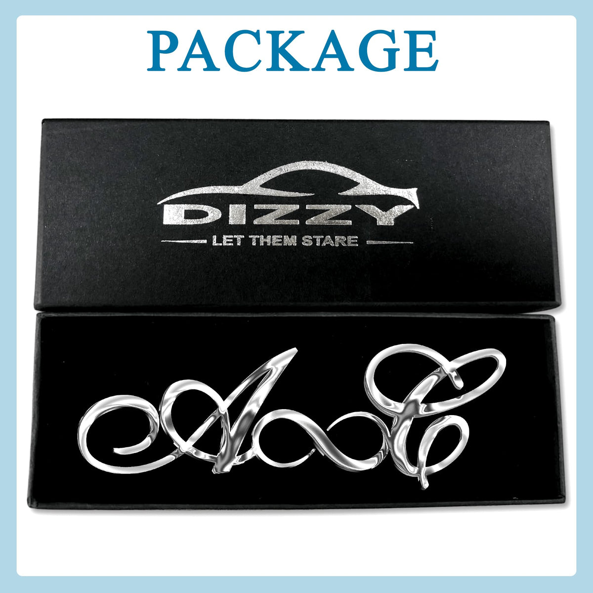 Couple Edition custom metal car emblem - image 5