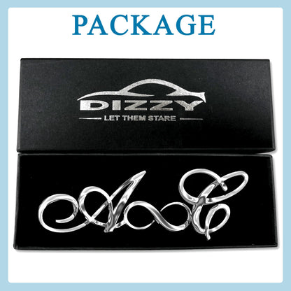 Couple Edition custom metal car emblem - image 5