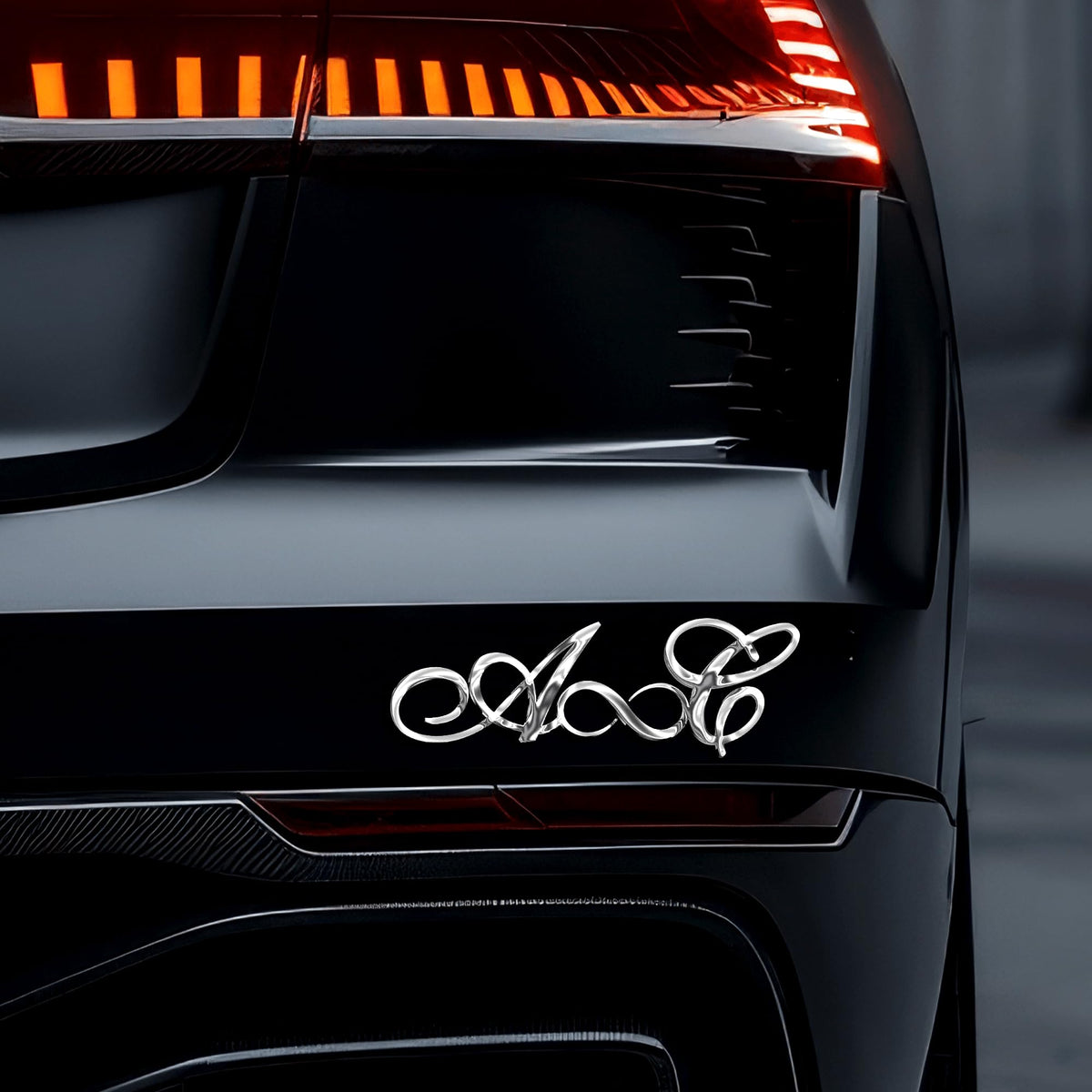 Couple Edition custom metal car emblem - image 2
