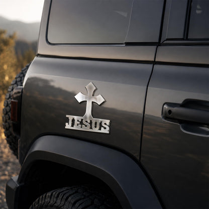 Christian custom metal car emblem - image 6