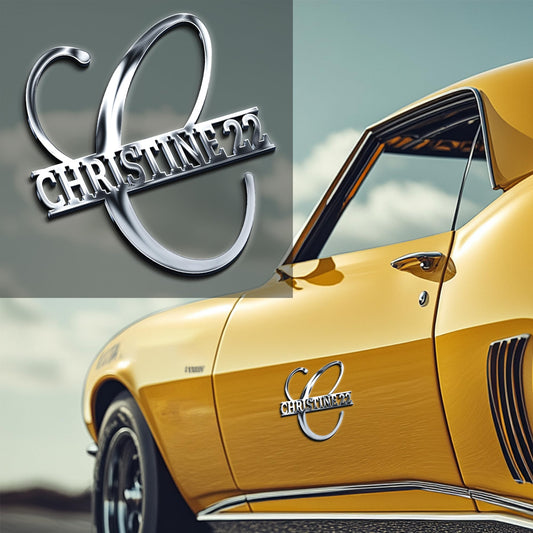 Soft Stroke custom metal car emblem - image 1