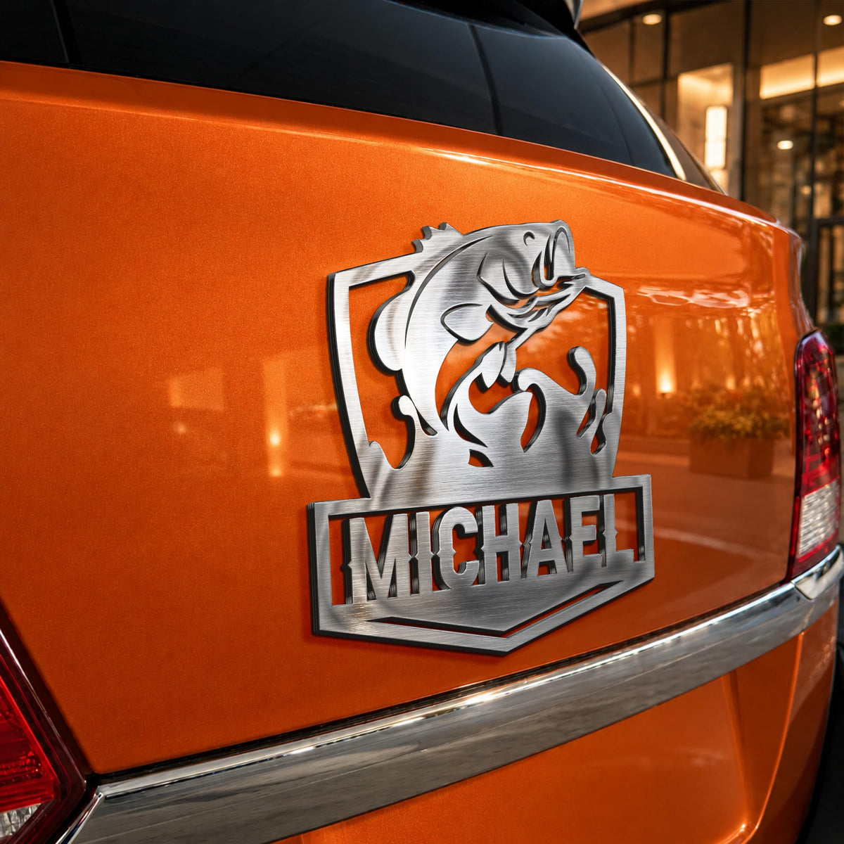 Fishing custom metal car emblem - image 5