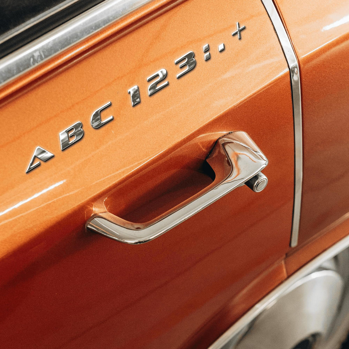 Chrome Style custom metal car emblem - image 7