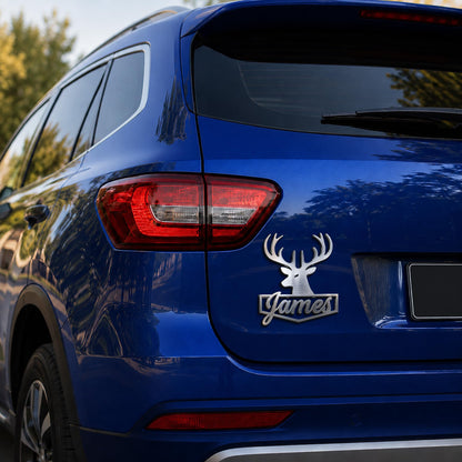 Deer Name custom metal car emblem - image 5