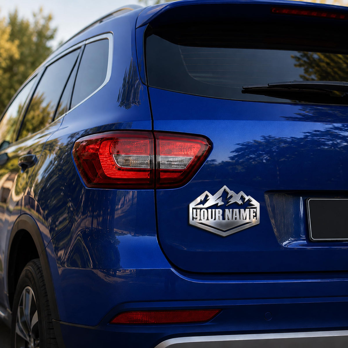 Adventure Mountain custom metal car emblem - image 4