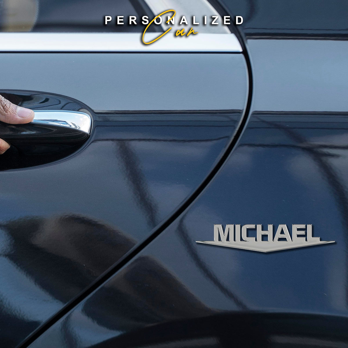 Name custom metal car emblem - image 2