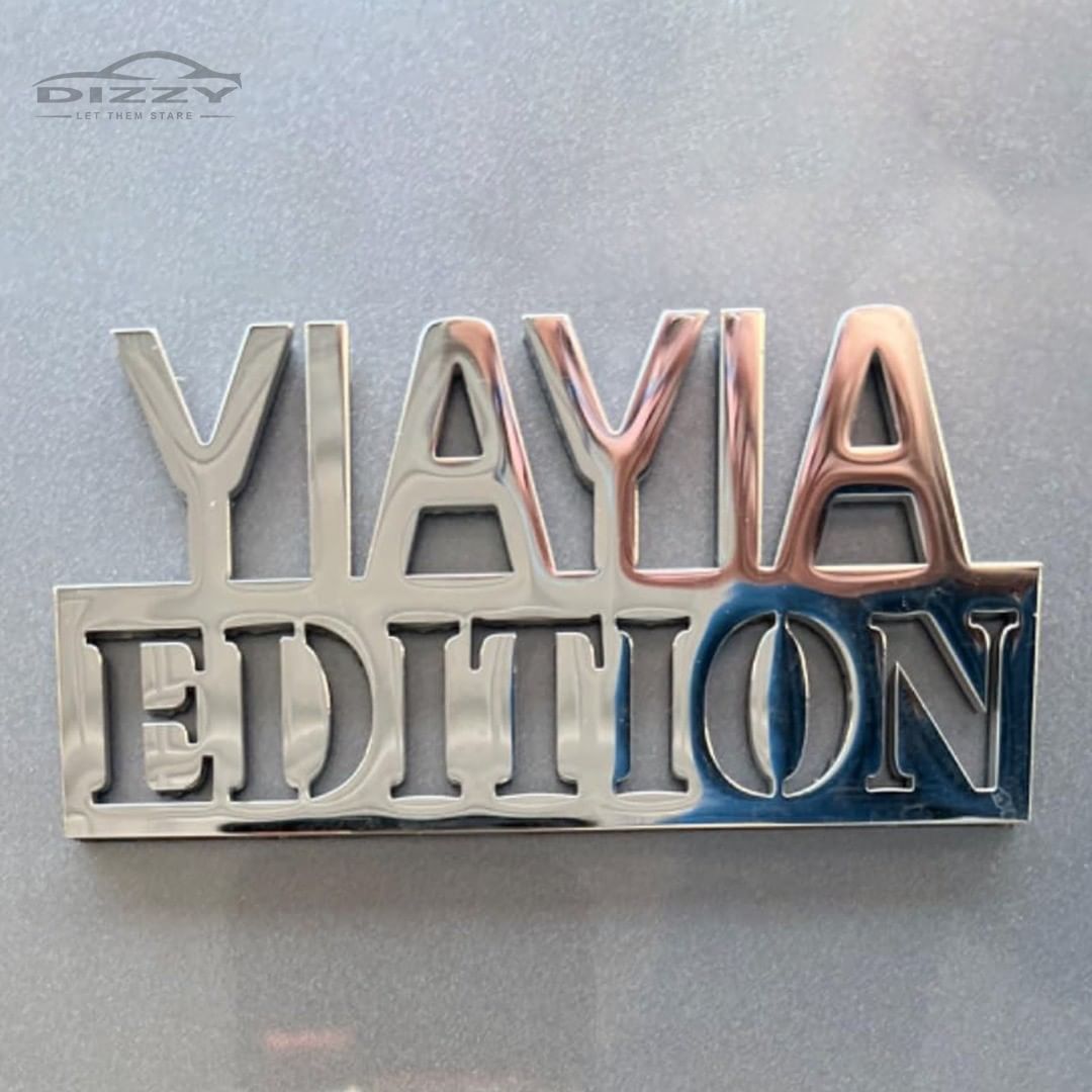 Custom Emblem Letter 3D Edition – DizzyCustom