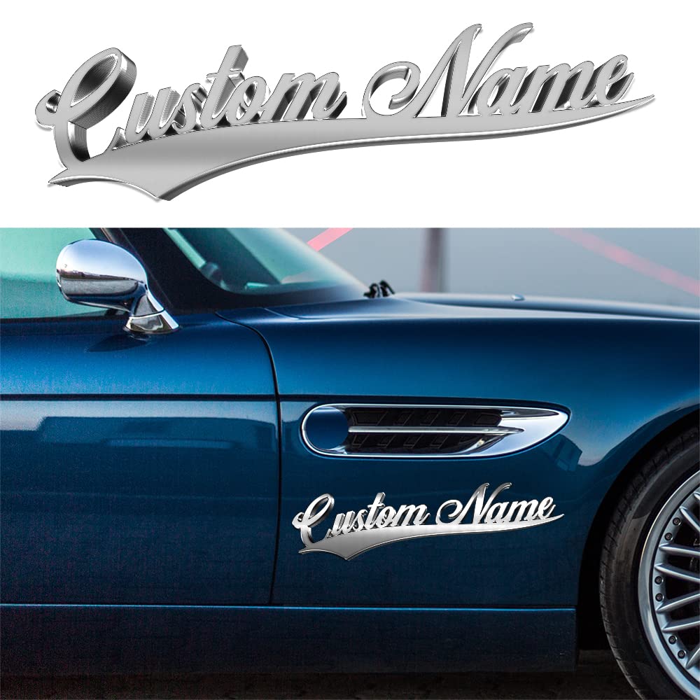 Custom Emblem Letter 3D Retro – DizzyCustom